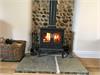 Beautiful wood burner central to lounge area for thoughs cosy day/nights in.